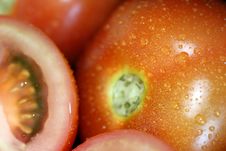 Close Up On Tomatoes Royalty Free Stock Photography