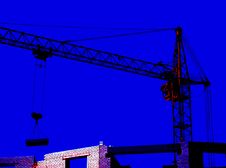 The Working Hoisting Crane. Royalty Free Stock Image The Working Hoisting Crane. Royalty Free Stock Image
