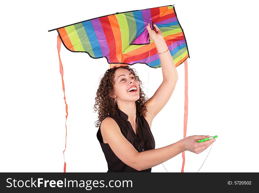 Young Woman With Kite