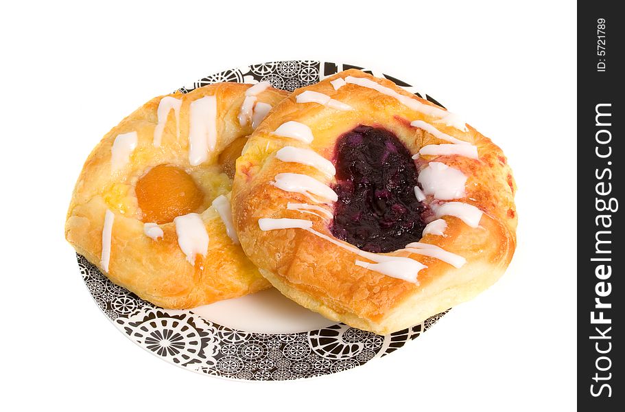 Apricot And Berry Danish Pastries