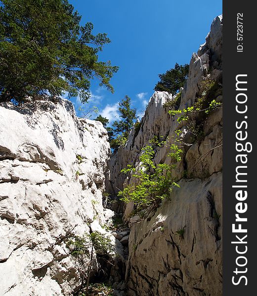 Cliffs from Gorski kotar, mountain region of Croatia. Cliffs from Gorski kotar, mountain region of Croatia.