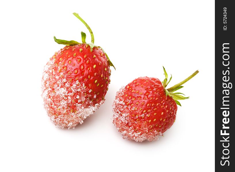 Berries Of A Strawberry In Sugar