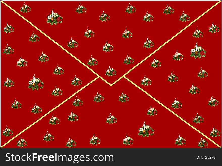 Funny background with candles for Christmas. Funny background with candles for Christmas