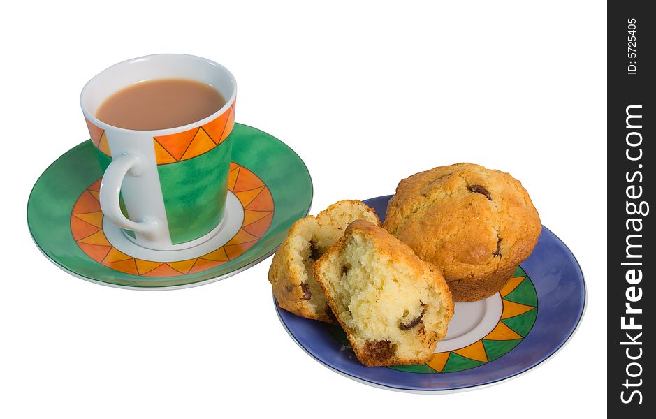 Tea And Chocolate Chip Muffins