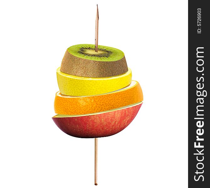 Creative Fruits In Stick