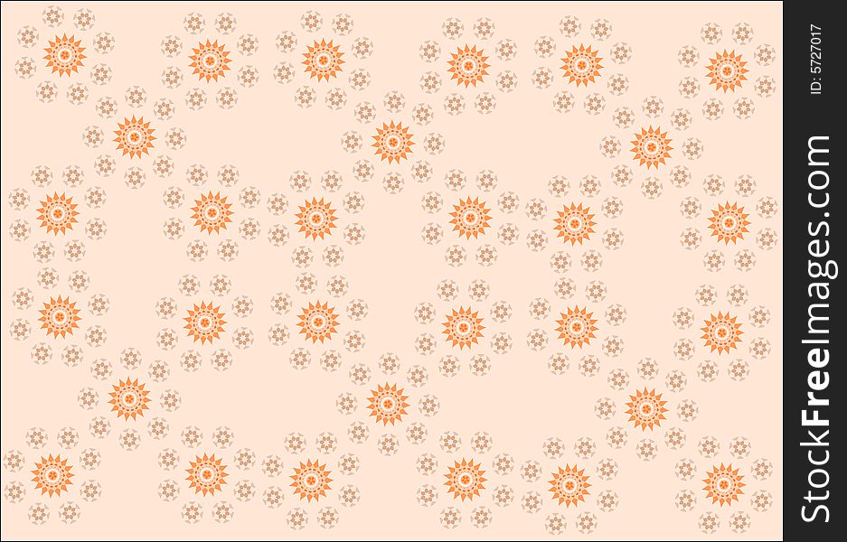 An illustration of a repeated geometric design background in pink, orange and sepia  wallpaper. An illustration of a repeated geometric design background in pink, orange and sepia  wallpaper.