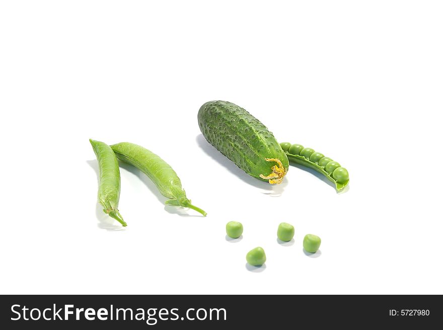Ripe Pea And Cucumber