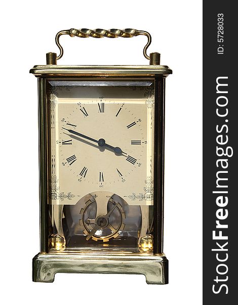 Brass clock