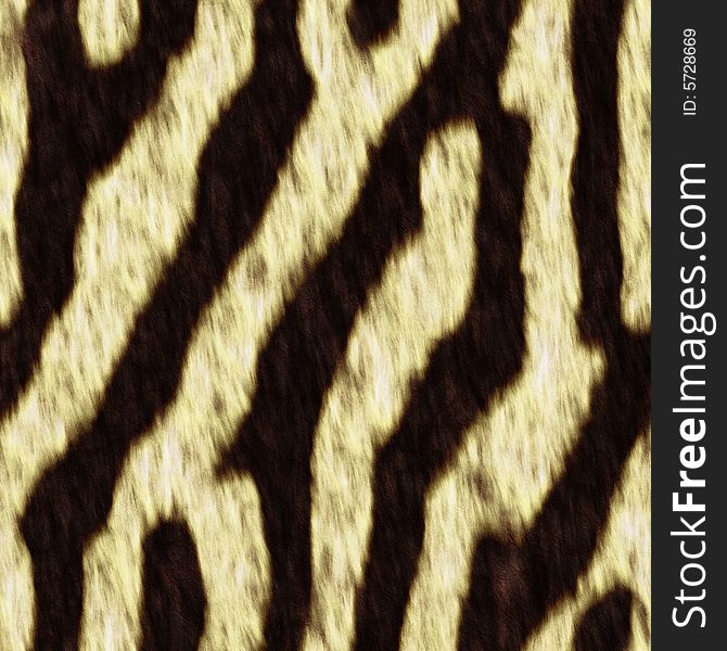 The texture zebra fell, suits for duplication of the background, illustration