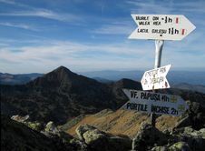 Mountain Crossroad Royalty Free Stock Photo Mountain Crossroad Royalty Free Stock Photo