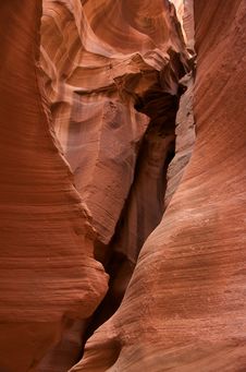 Arizona Slot Canyon Crevice Stock Photo Arizona Slot Canyon Crevice Stock Photo