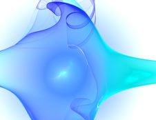 Blue Soft Elegant Fractal Royalty Free Stock Photo Blue Soft Elegant Fractal Royalty Free Stock Photo