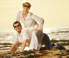 Couple Having Fun Stock Image Couple Having Fun Stock Image
