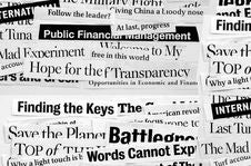 New Paper Headlines Royalty Free Stock Image New Paper Headlines Royalty Free Stock Image