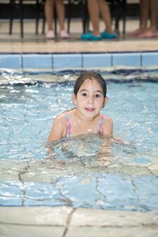 Girl In Swimming Pool Royalty Free Stock Images