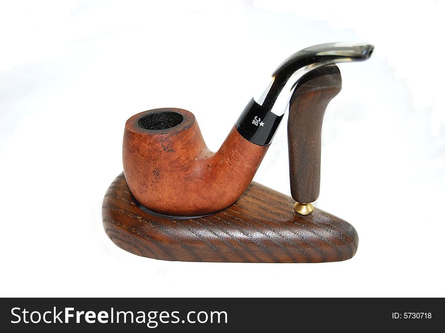 Pipe, smoking, tobacco, object, isolated. Pipe, smoking, tobacco, object, isolated