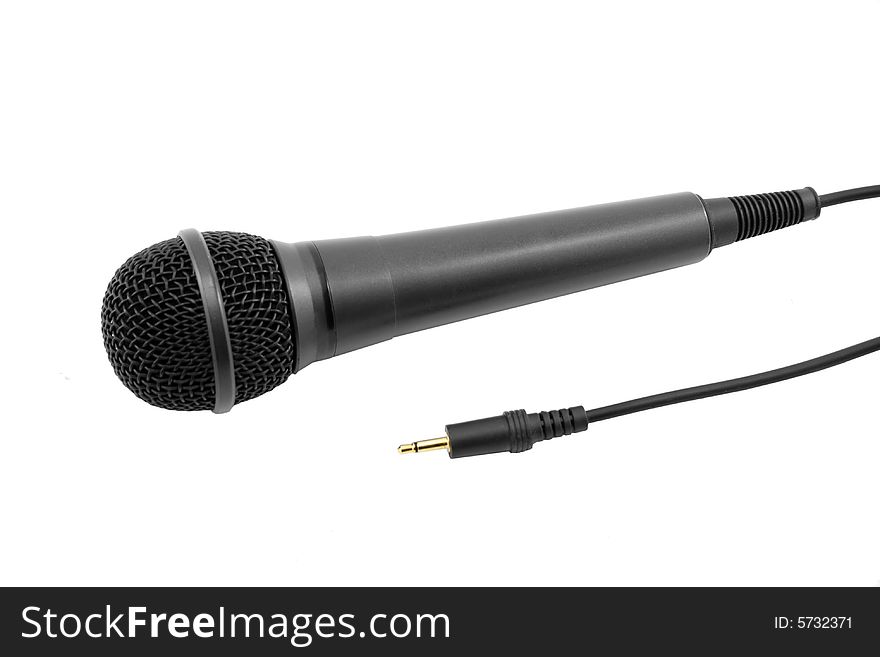 Microphone And Cable Isolated