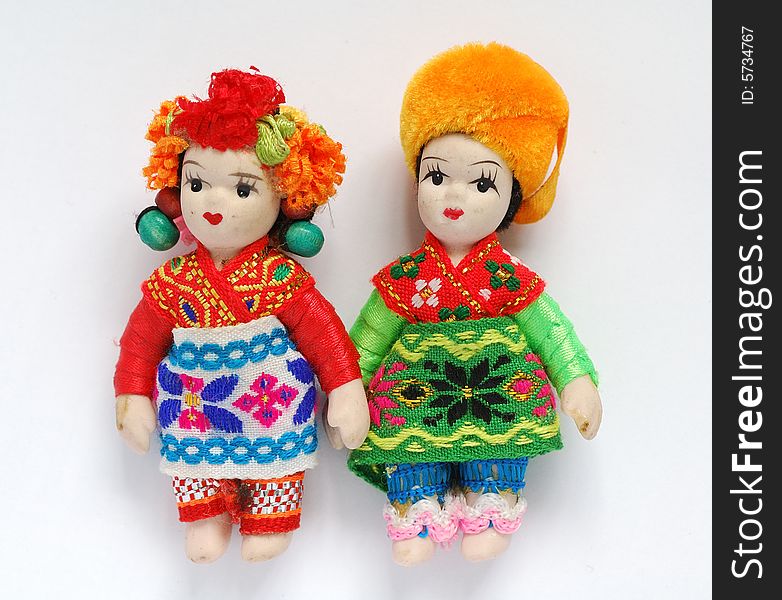 Doll handicraft of Chinese Tibetan. Doll handicraft of Chinese Tibetan.