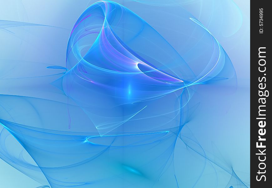 Blue Soft Fractal