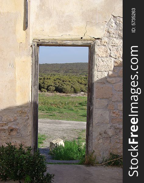 Doorway In Ruins