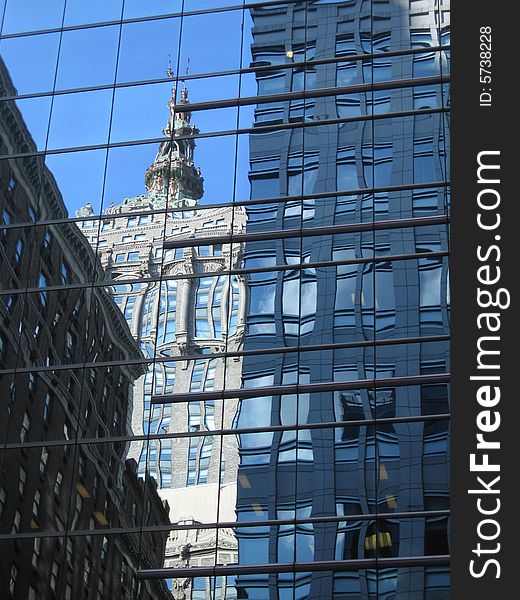 Building Reflections in a modern city