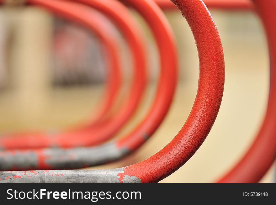 At a playground filled with laughter and fun. At a playground filled with laughter and fun