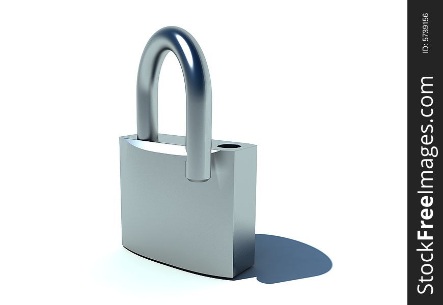 Background picture of a white lock. Background picture of a white lock