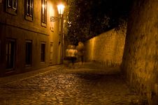 Night Prague Scenery Stock Image