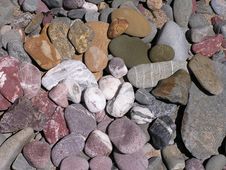 Rainbow Stones Royalty Free Stock Photo