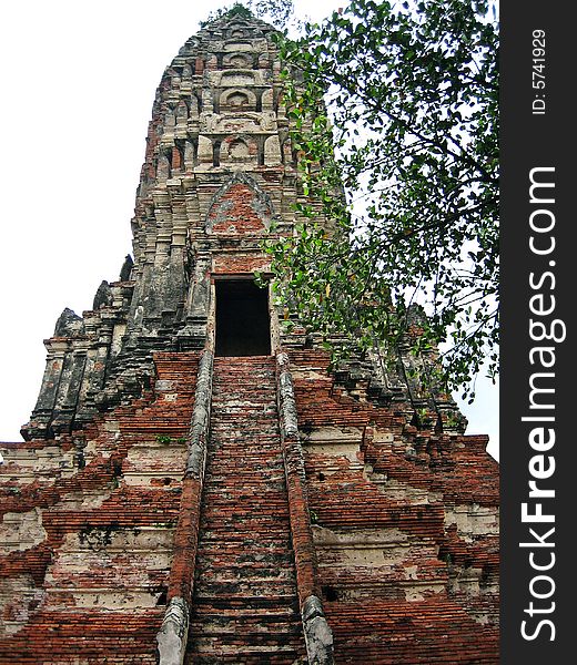 sacred site of Prang of Wat Chai Wattanaram in Ayutthaya near Bangkok, Thailand.
. sacred site of Prang of Wat Chai Wattanaram in Ayutthaya near Bangkok, Thailand.