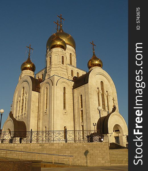 Church cathedral on high mountain. Church cathedral on high mountain.