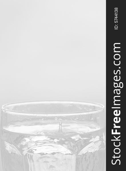 Glass Of Water Background