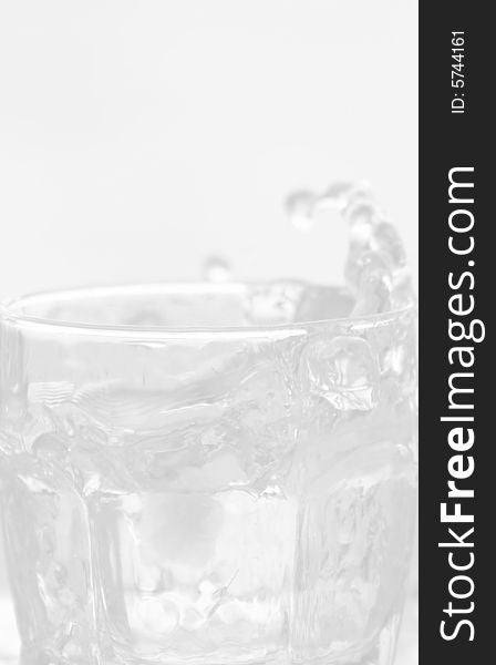 Glass Of Water Background 04