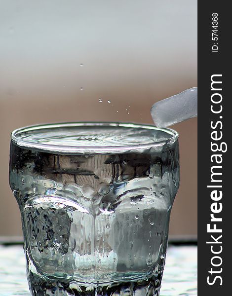 Glass Of Water Background 09