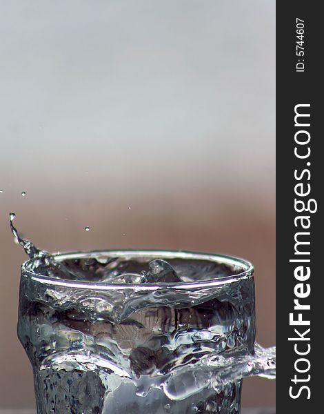 Glass Of Water Background 13