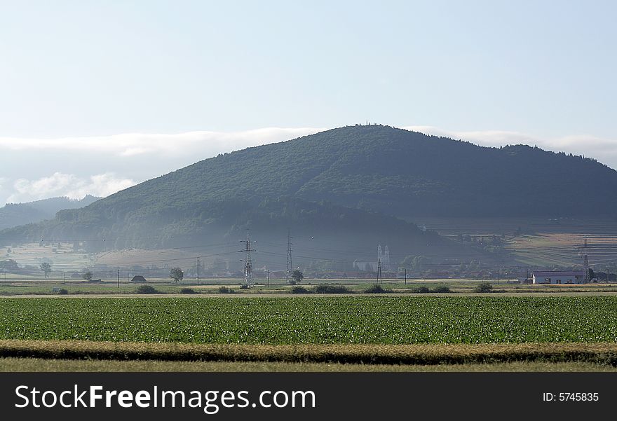 High mountains with clouds_transylvanian landscape. High mountains with clouds_transylvanian landscape