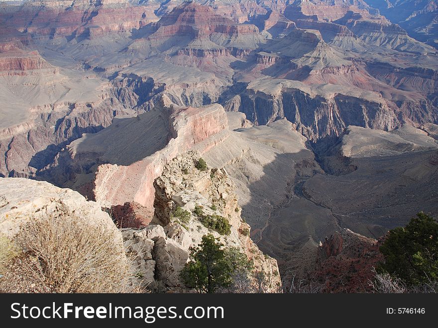 Winter Afternoon Grand Canyon, Arizona