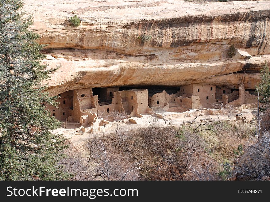 Cliff Dwelling in Mesa Verde Park
