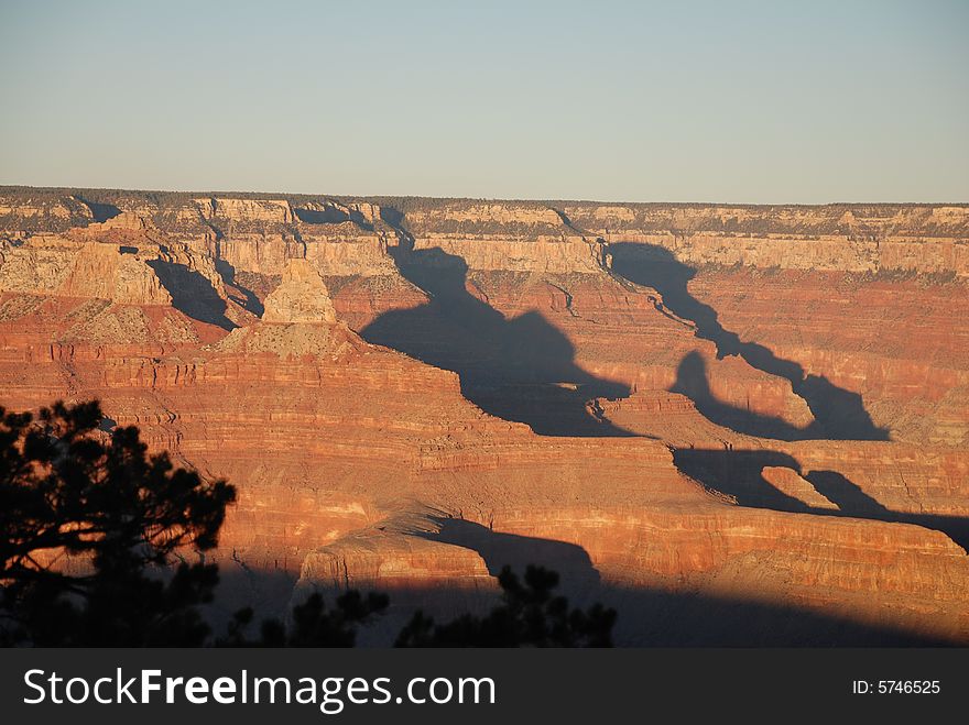 Winter Afternoon Grand Canyon, Arizona