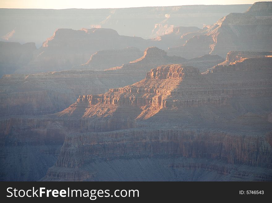 Winter Afternoon Grand Canyon, Arizona