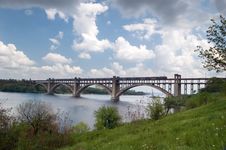 Bridge In Clouds Stock Images Bridge In Clouds Stock Images