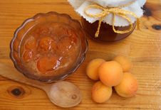 Apricot Jam Of House Preparation Stock Photos Apricot Jam Of House Preparation Stock Photos