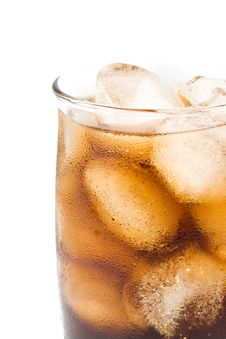 Cold Fizzy Cola With Ice Stock Images Cold Fizzy Cola With Ice Stock Images
