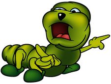 Green Cutworm Stock Photo Green Cutworm Stock Photo