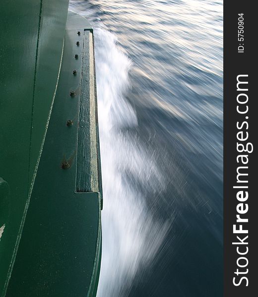 Abstraction of speed - ferry boat