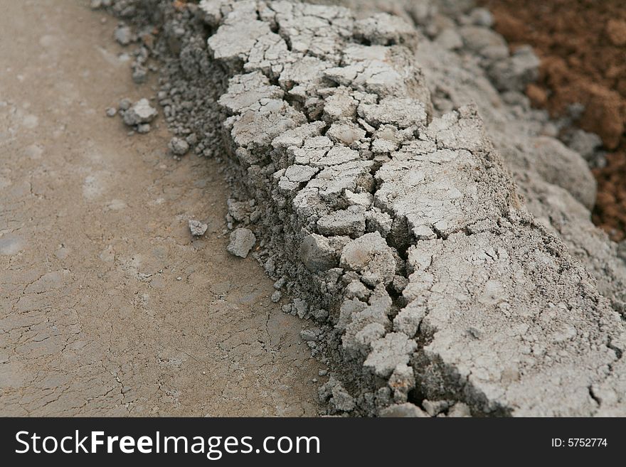 Raw road texture with cranks