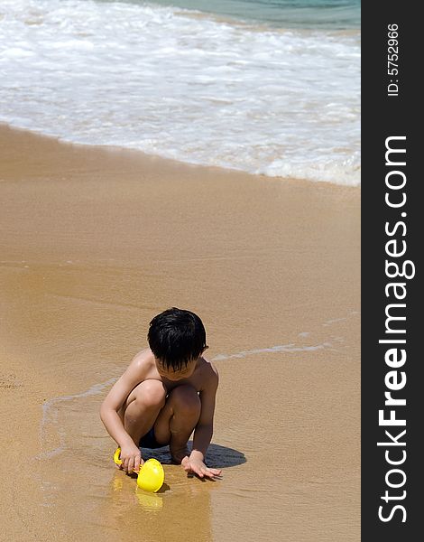 Child On A Beach