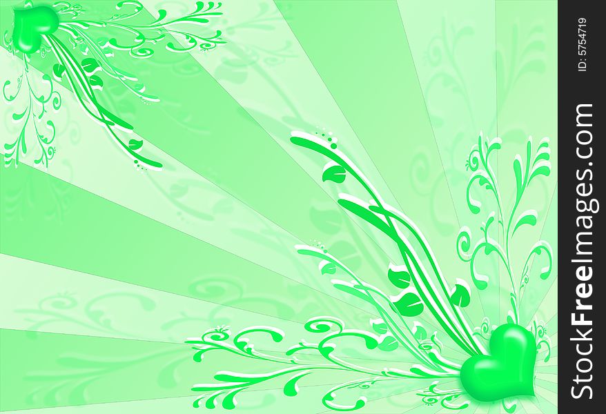 Spring colors background with floral decoration. Spring colors background with floral decoration
