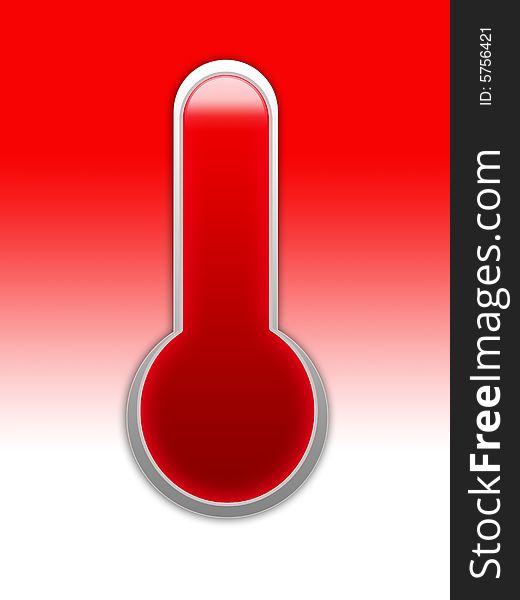 A Illustration of a medical thermometer. A Illustration of a medical thermometer.