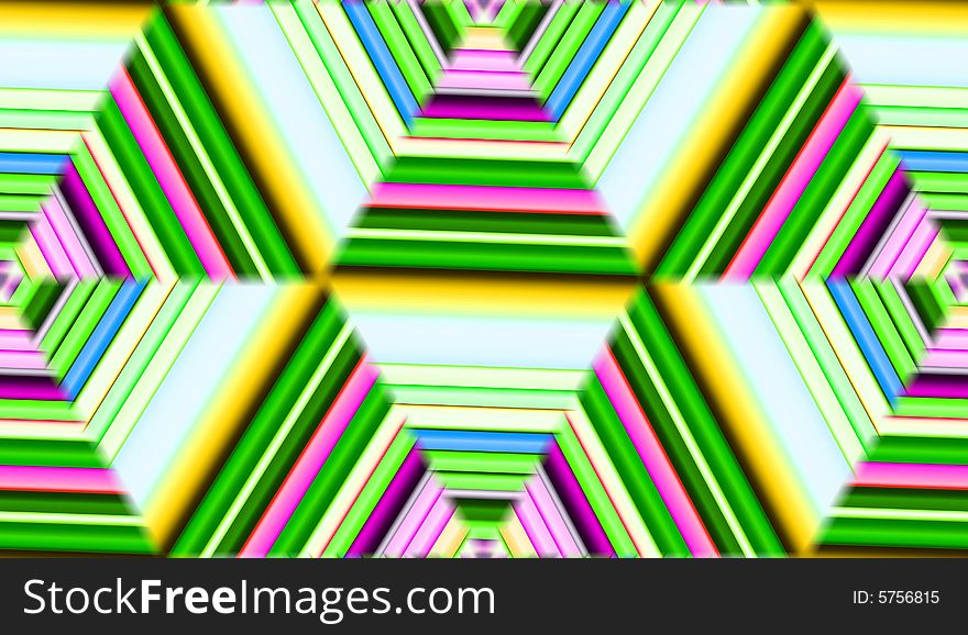 Colour Tile Pattern Background 3